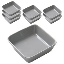 하우밍 리즈 사각찬기 소, 그레이, 8개입