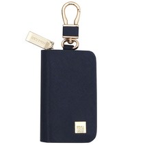 프리마클라쎄 가죽 클래식 자동차 일반키 스마트키 공용 키홀더, 네이비