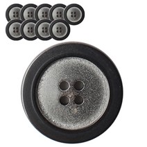 동화상가몰 소뿔단추20 20mm, 블랙, 10개입