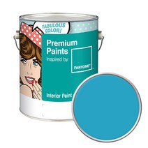 노루페인트 팬톤 내부용 실내 벽면 페인트 무광 4L, 16-4427 Horizon Blue, 1개