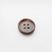 HR빅버튼 샌더슨 단추 23mm, 브라운, 4개입