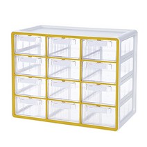 더라이프 시스템 멀티박스 12단, 옐로우, 1개