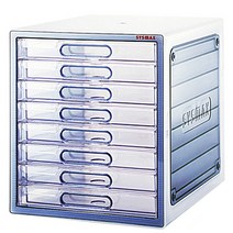 더라이프 럭스 멀티 서류함, BLUE, 8단
