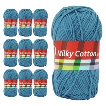 밀키코튼 RED 면혼방 뜨개실 10p, 22번 프랜치