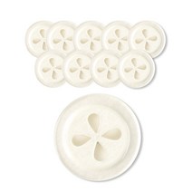 동화상가몰 DY와이셔츠 단추3 원심크로바 13mm, WT, 10개입