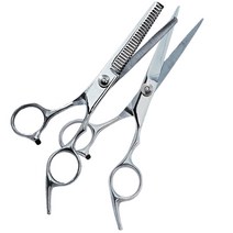 이앤 헤어 미용 커트가위 + 틴닝가위 EN-06, 1세트