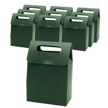 도나앤데코 손잡이상자 중, 진초록, 10개입