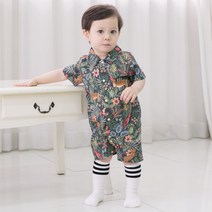 리틀티니 신생아용 정글북 우주복