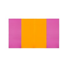 퍼니존 퍼니테라피 핫핑크 비비드 시리즈6 영유아 폴더매트, 핫핑크 + 오렌지 + 오렌지 + 핫핑크