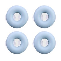 블럭마트 도넛 칫솔꽂이, 블루, 4개입