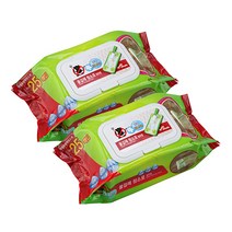 더블앤더블 물걸레 청소포 25매 프리미엄 레몬향 2p 세트, 1세트