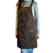 비엘리빙 워크 에이프런 앞치마, BROWN CROSS, 1개