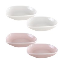 젠한국 오브제 볼 8cm 베리핑크 2p + 화이트 2p, 혼합 색상, 1세트