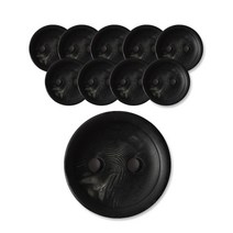 패션포인트 아고라단추 18mm, BK, 10개입