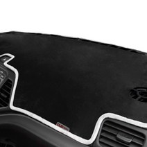 DUB 골드 에디션 벨벳 대쉬보드커버 블랙 원단 + 화이트 라인, 익스플로러 2011년~2018년