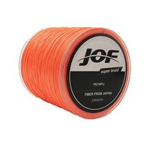 비케이 4합사 PE JOF 낚싯줄 500m, 오렌지