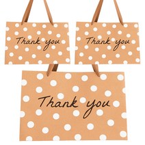 포포팬시 빅러브 크라프트 쇼핑백 3p, THANK YOU