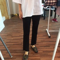 최신마미 임부 면 스판 부츠컷 팬츠