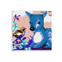 헬로페인팅 다이아몬드 페인팅 보석십자수 DIY세트 노루친구시리즈, 2, 1세트