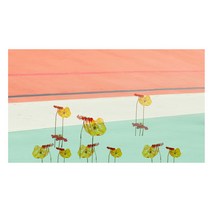 UVDS 주방아트보드 꽃 벽화, 1개