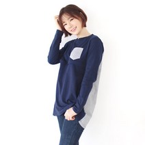 팡팡샵 T 긴 줄포켓수유티