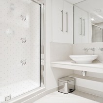디자인수풀 북유럽 스타일 샤워 윈도우 시트지, SW664