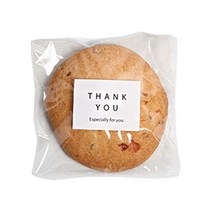 피크닉하우스 opp 접착봉투 10 x 12 cm + 땡큐 사각 스티커, 혼합 색상, 50세트