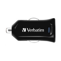 버바팀 2.4A 미니 차량용 충전기, USB Car Charger 2.4A output One port, 블랙