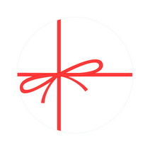 도나앤데코 연인에게 사랑을 담은 도시락 작은 심플레드 리본 스티커, 혼합 색상, 60개입