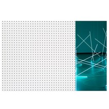 앤비커머스 인테리어타공판 전시회 우 WHITE, 1개