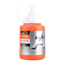 알파색채 실버레벨 아크릴물감 S1 913 21 PermanentOrange, 250ml, 1색