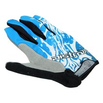 이구아나 314 B 디스트로 긴 자전거 장갑, 블루