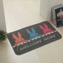 리빙조이 도어 심플즈 발매트, 웰컴홈