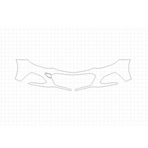 헥시스 쉐보레 크루즈 L HATCH 2018 PVC PPF 보호필름 차량용 가드용품, 01. BUMPER(A형), 1개