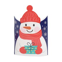 피크닉하우스 눈사람 pet케이스 3단접이, 혼합 색상, 10개입