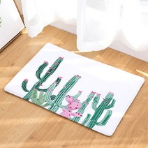 리빙조이 북유럽 선인장 발매트, BM072