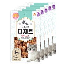 그린트리 너를 위한 디저트 고양이 간식 오리 명태, 소프트 하트 오리어포맛, 5개입