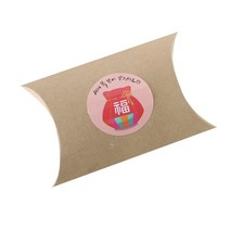 황씨네도시락 반달상자 크라 30p + 새해복 스티커 복주머니 30p, 혼합 색상, 1세트