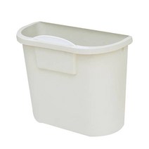 아티고 사각 밀대 걸이식 음식물 쓰레기통, 화이트