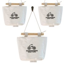 TOCTOC 빈티지 벽걸이형 1단 수납포켓 3p, 자전거