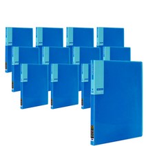 희망화일 아이콘칼라화일 40p 내지고정형, 청색, 12개입