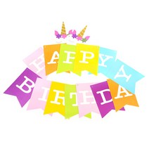 톡톡 파티 사각 리본 가랜드 5p, NO16