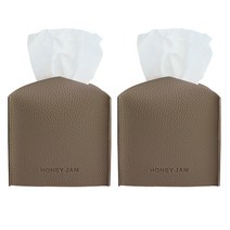 허니잼 미니 각티슈커버 2p, 다크브라운