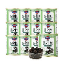 (주)동서 리치스 슬라이스 블랙 올리브, 200g, 12개