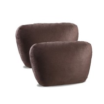삼에스 S급 차량용 목쿠션 2p, 모카, 2개