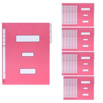 에코청운 PP 정부화일 A4, 분홍, 40개입