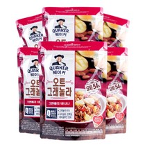 롯데제과 퀘이커 오트 그래놀라 시리얼 크랜베리바나나, 350g, 6개입