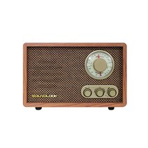 사운드룩 레트로 블루투스 스피커 라디오 플레이어, SL-BR100, 혼합 색상