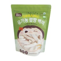맘스스낵 유기농 팝짱 백미, 백미맛, 1개