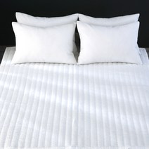 지베딩 아이리스 시어서커 패드, 화이트